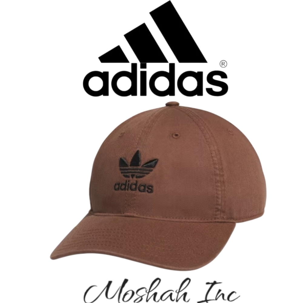 adidas Relaxed Strap-Back Hat - Brown | Free Shipping with adiClub | adidas US